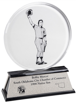 1998 Bobby Murcer South Oklahoma City Chambers of Commerice Native Son Award (Murcer Family LOA)